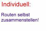 Hier k�nnen Sie Ihre pers�nliche Alpen�berquerung zusammenstellen.